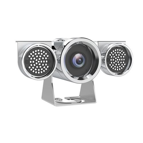 5MP IP POE Underwater Network Camera with Dual LED Light Source - 316Stainless Steel
