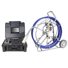 50mm Self-Levelling Drain Inspection Camera System with 9 inch TFT Colour Screen