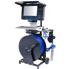 Deep Well Inspection Camera System with 200m Cable, HD Monitor and 10MP Waterproof Camera