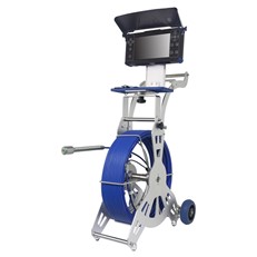 Pipe Inspection Camera System with 10.1 inch Screen, 512Hz Sonde and 38mm Self-Levelling Camera