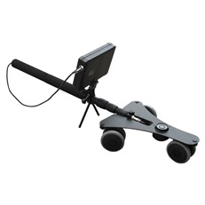 Under Vehicle Inspection System with 5MP Flexible Pole and Trolley Mounted Tray Cameras 7inch Screen