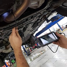 90° Side Mirror for Visibility Around Tight Bends