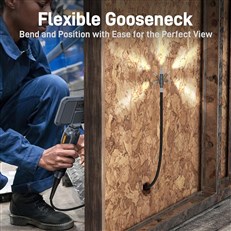Teslong Two-Way Articulating Borescope - Goose Neck 