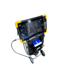 Monitor On Trolley Stand